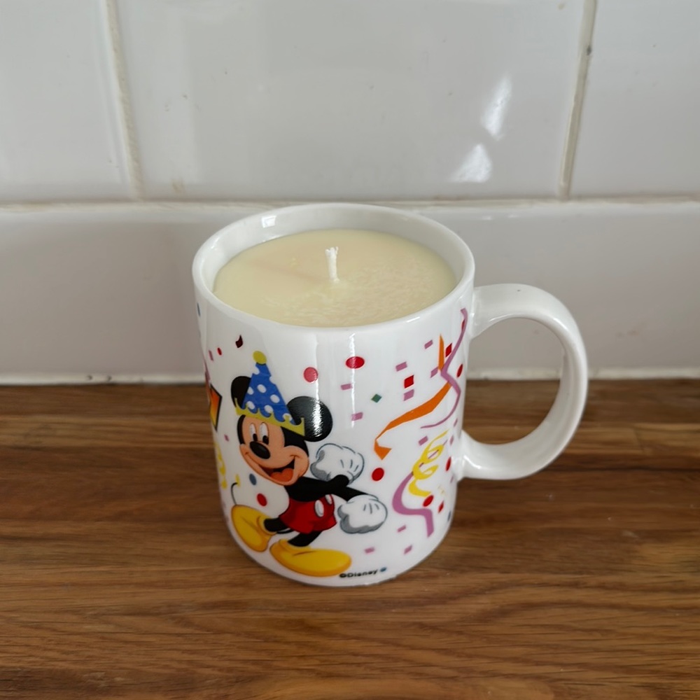 Disney Handmade Coffee Mug Candle 🕯️